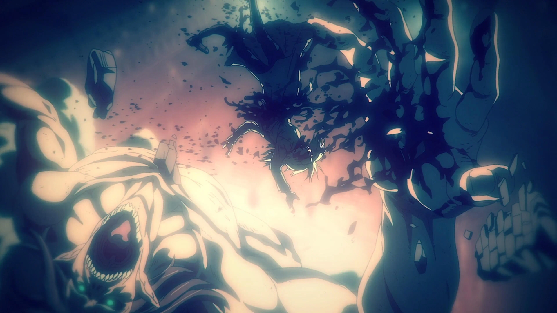 Kazuhiko Inoue and Yûki Kaji in Attack on Titan: The Dawn of Humanity (2022)