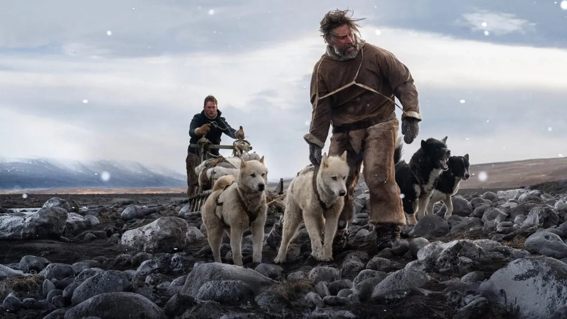 Nikolaj Coster-Waldau and Joe Cole in Against the Ice (2022)