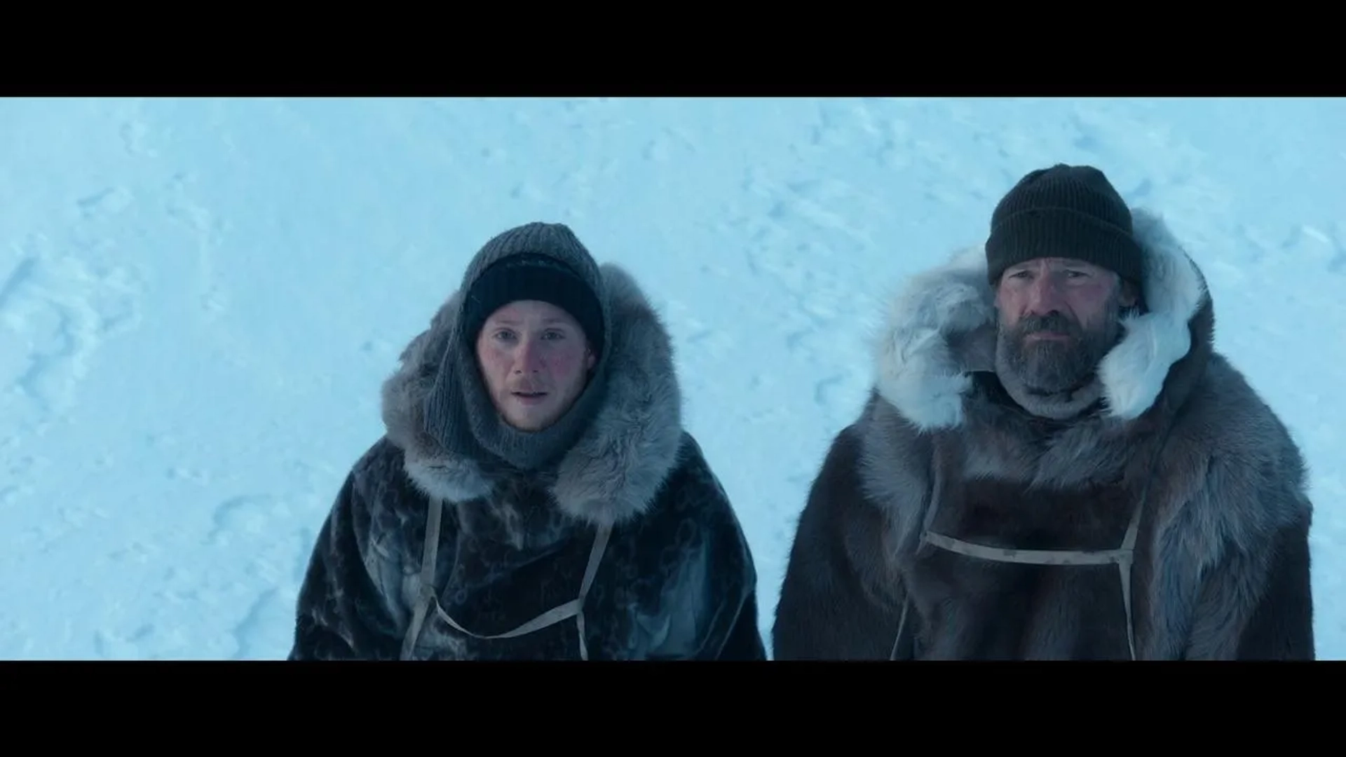 Nikolaj Coster-Waldau and Joe Cole in Against the Ice (2022)