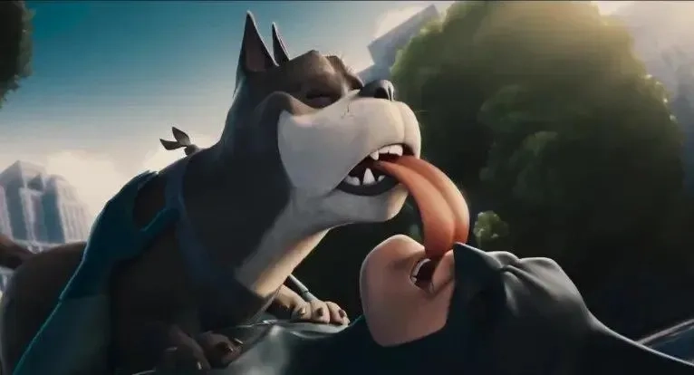 Keanu Reeves and Kevin Hart in DC League of Super-Pets (2022)