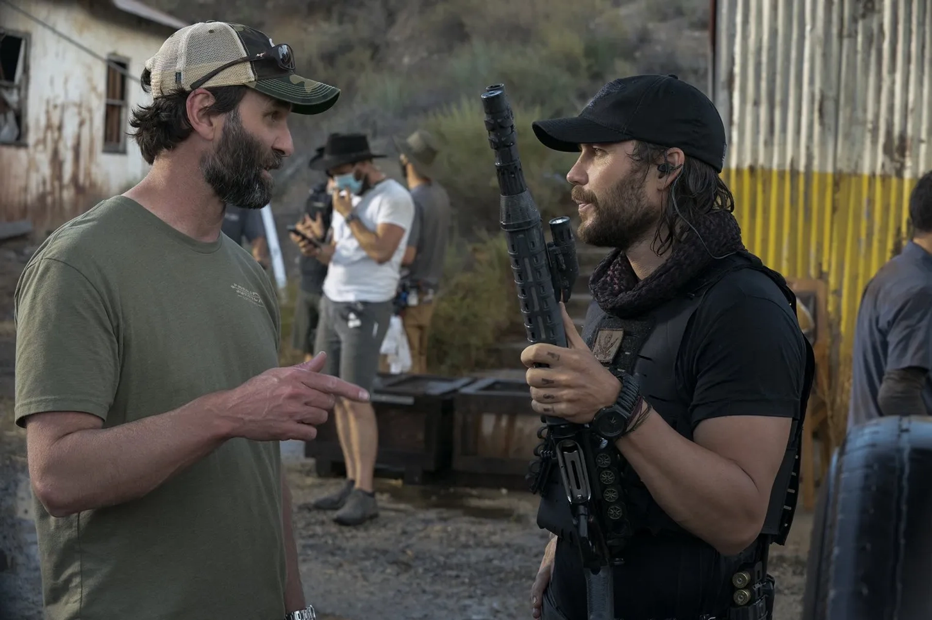 Jack Carr and Taylor Kitsch in The Terminal List (2022)