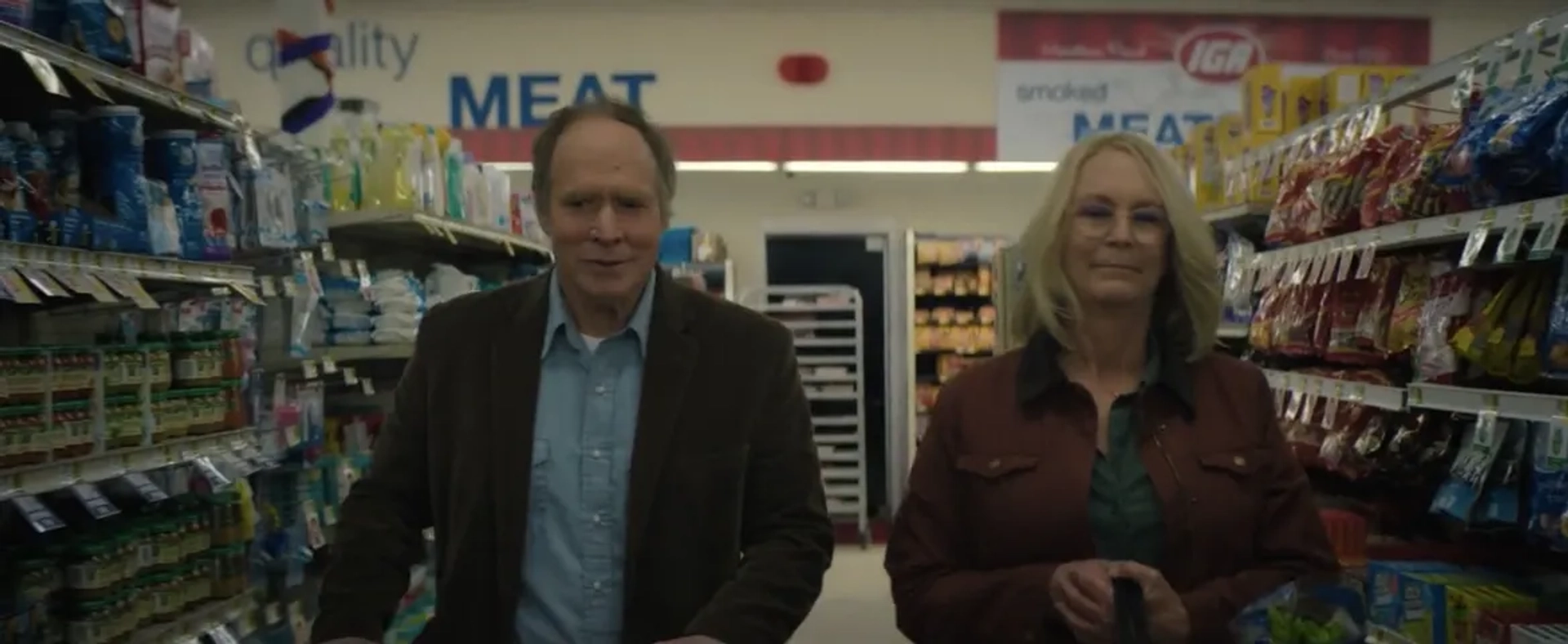 Jamie Lee Curtis and Will Patton in Halloween Ends (2022)