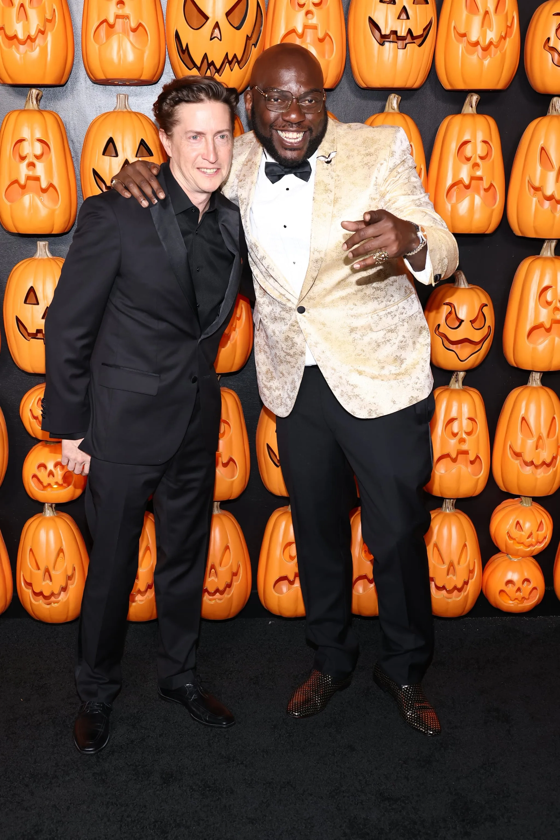 Omar J. Dorsey and David Gordon Green at an event for Halloween Ends (2022)