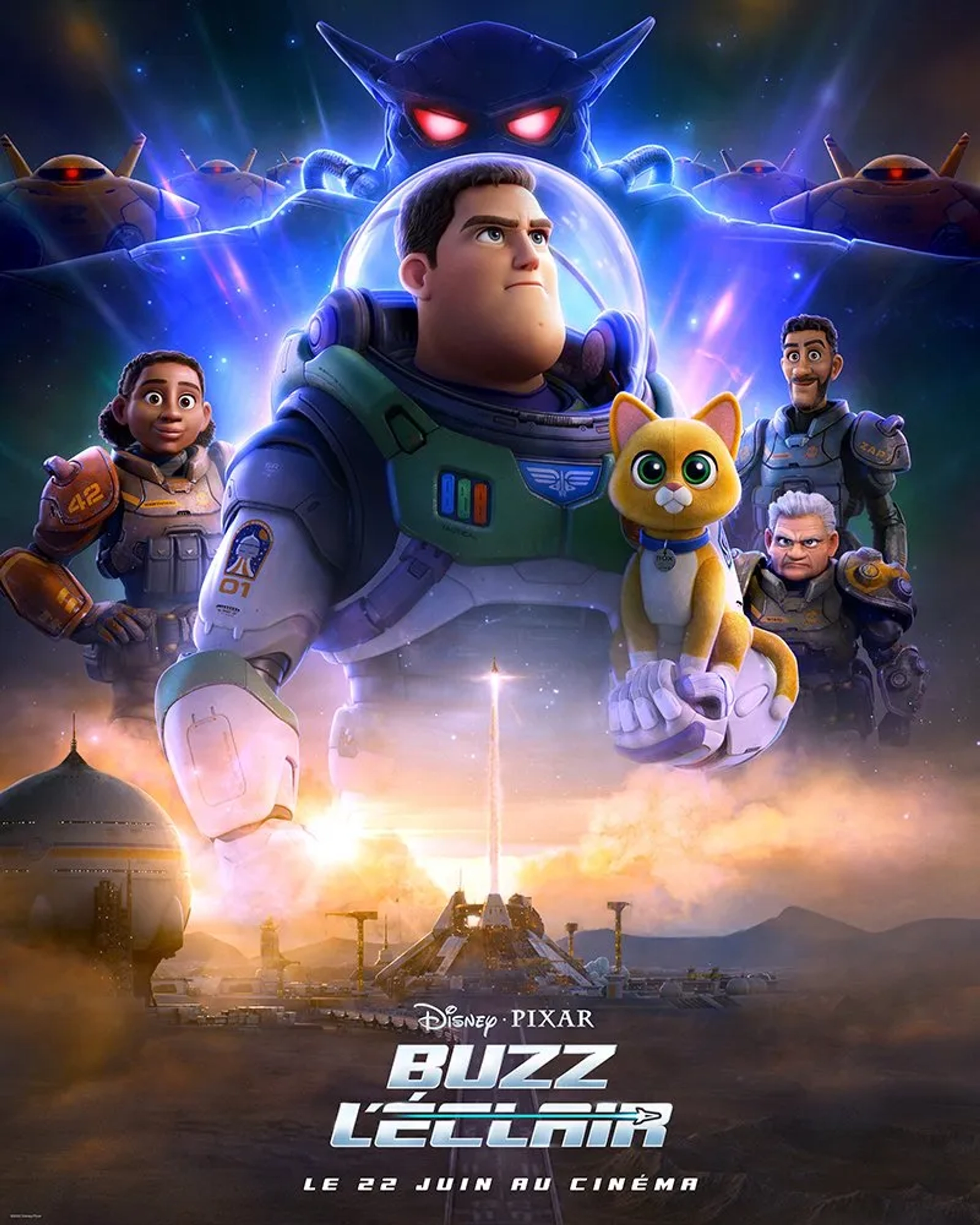 James Brolin, Taika Waititi, Chris Evans, Peter Sohn, Dale Soules, and Keke Palmer in Lightyear (2022)