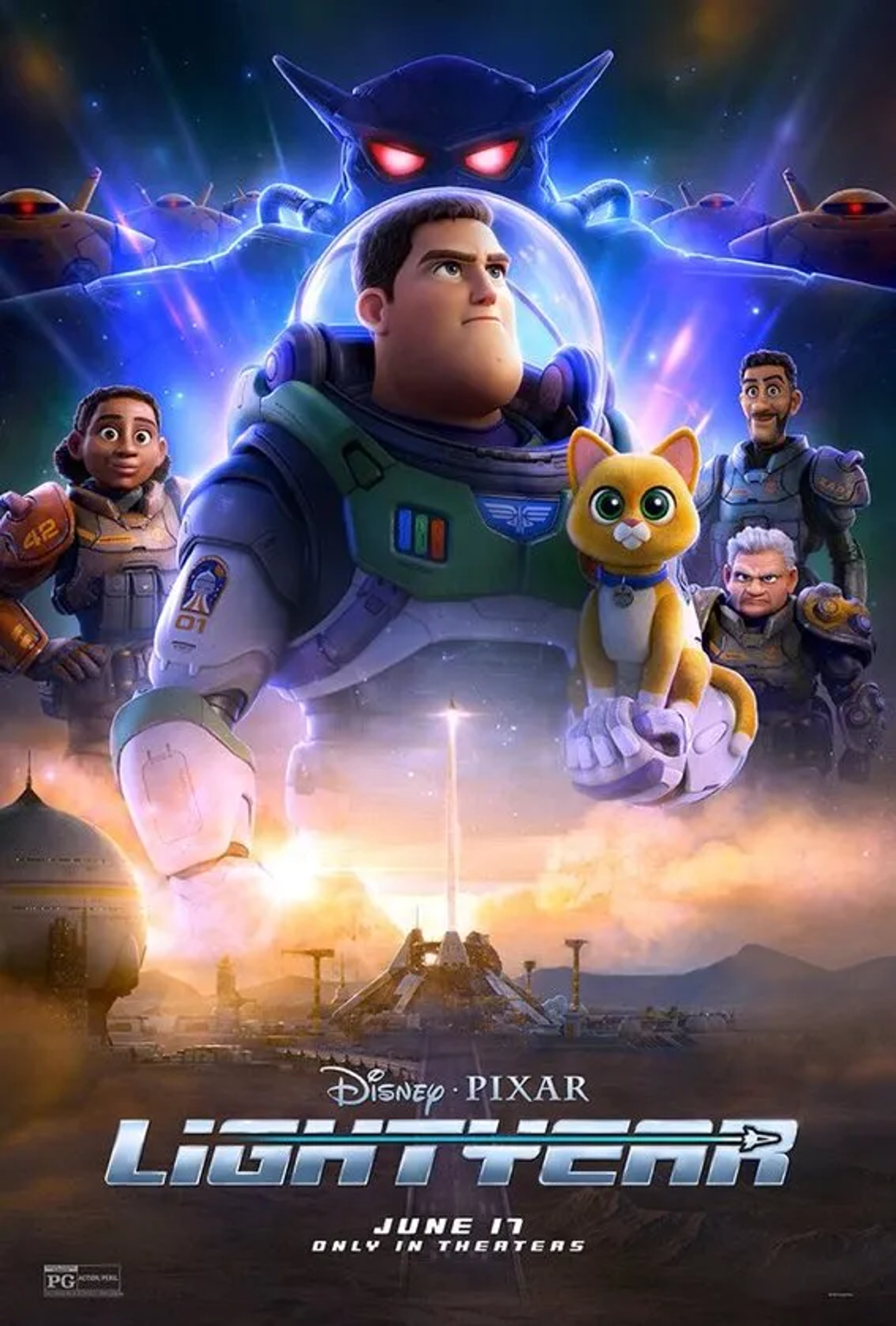 James Brolin, Taika Waititi, Chris Evans, Peter Sohn, Dale Soules, and Keke Palmer in Lightyear (2022)