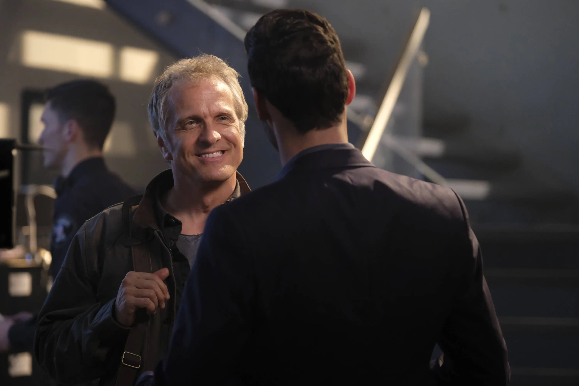 Tom Ellis and Patrick Fabian in Lucifer (2016)