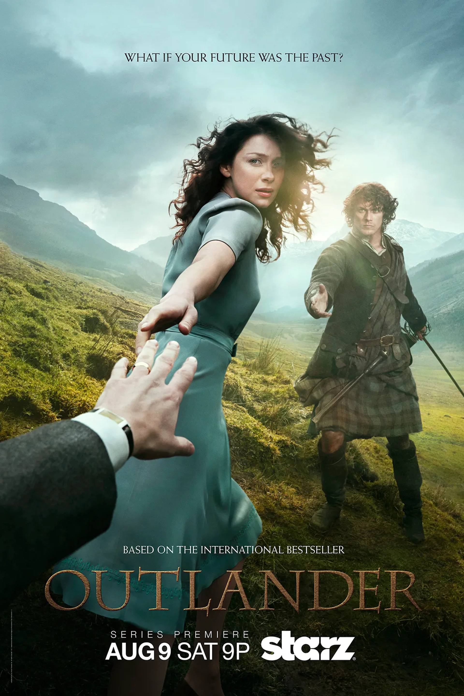 Caitríona Balfe and Sam Heughan in Outlander (2014)