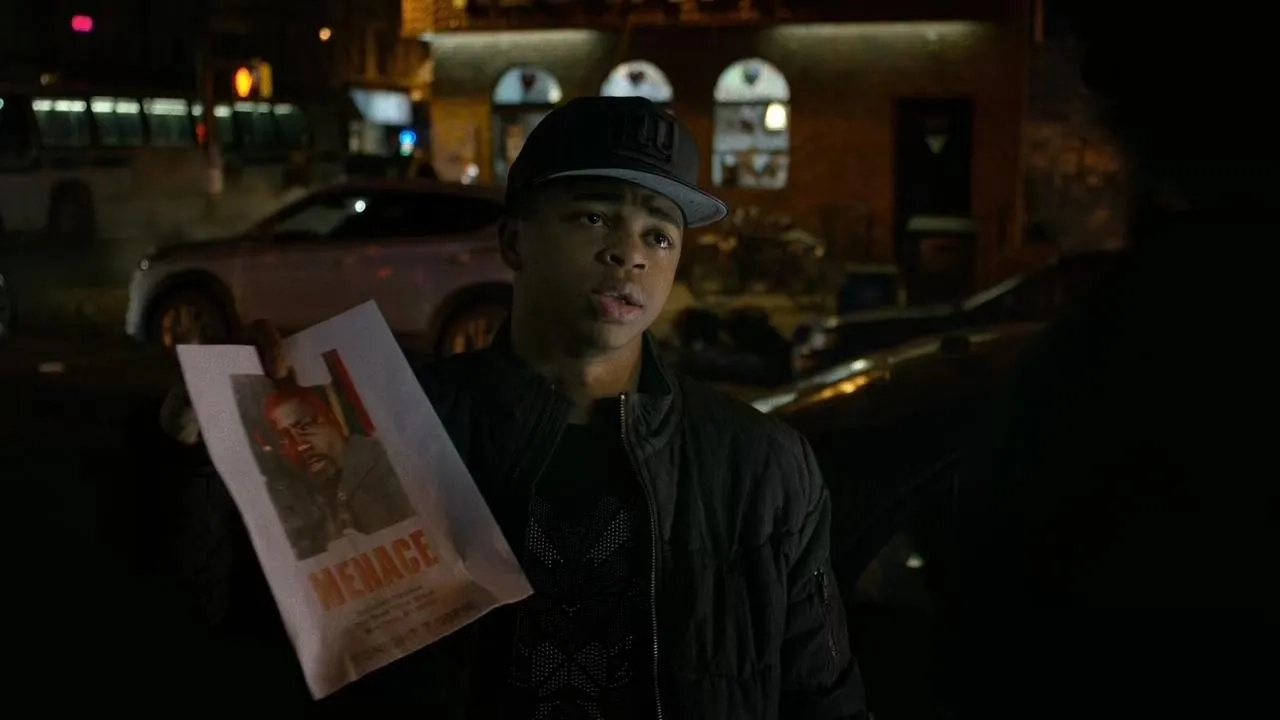 Mike Colter and Jeremiah Craft in Luke Cage (2016)