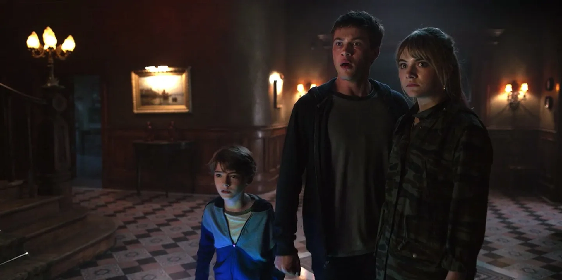 Connor Jessup, Emilia Jones, and Jackson Robert Scott in Locke & Key (2020)