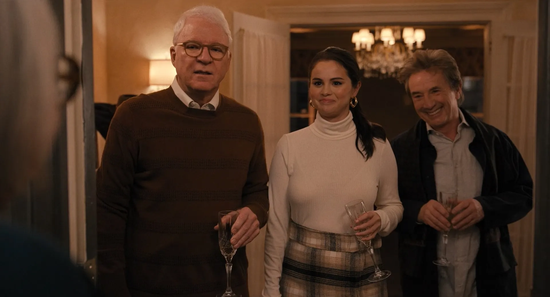 Steve Martin, Martin Short, Jayne Houdyshell, and Selena Gomez in Only Murders in the Building (2021)