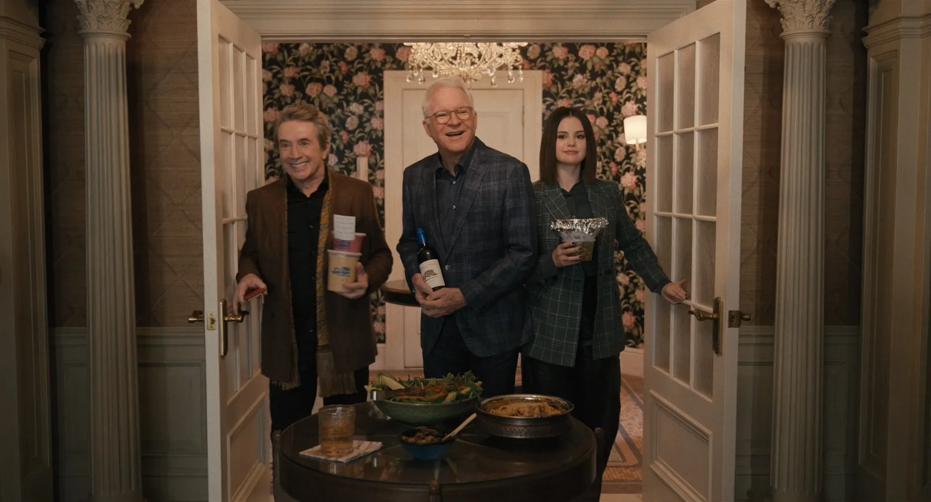 Steve Martin, Martin Short, and Selena Gomez in Only Murders in the Building (2021)