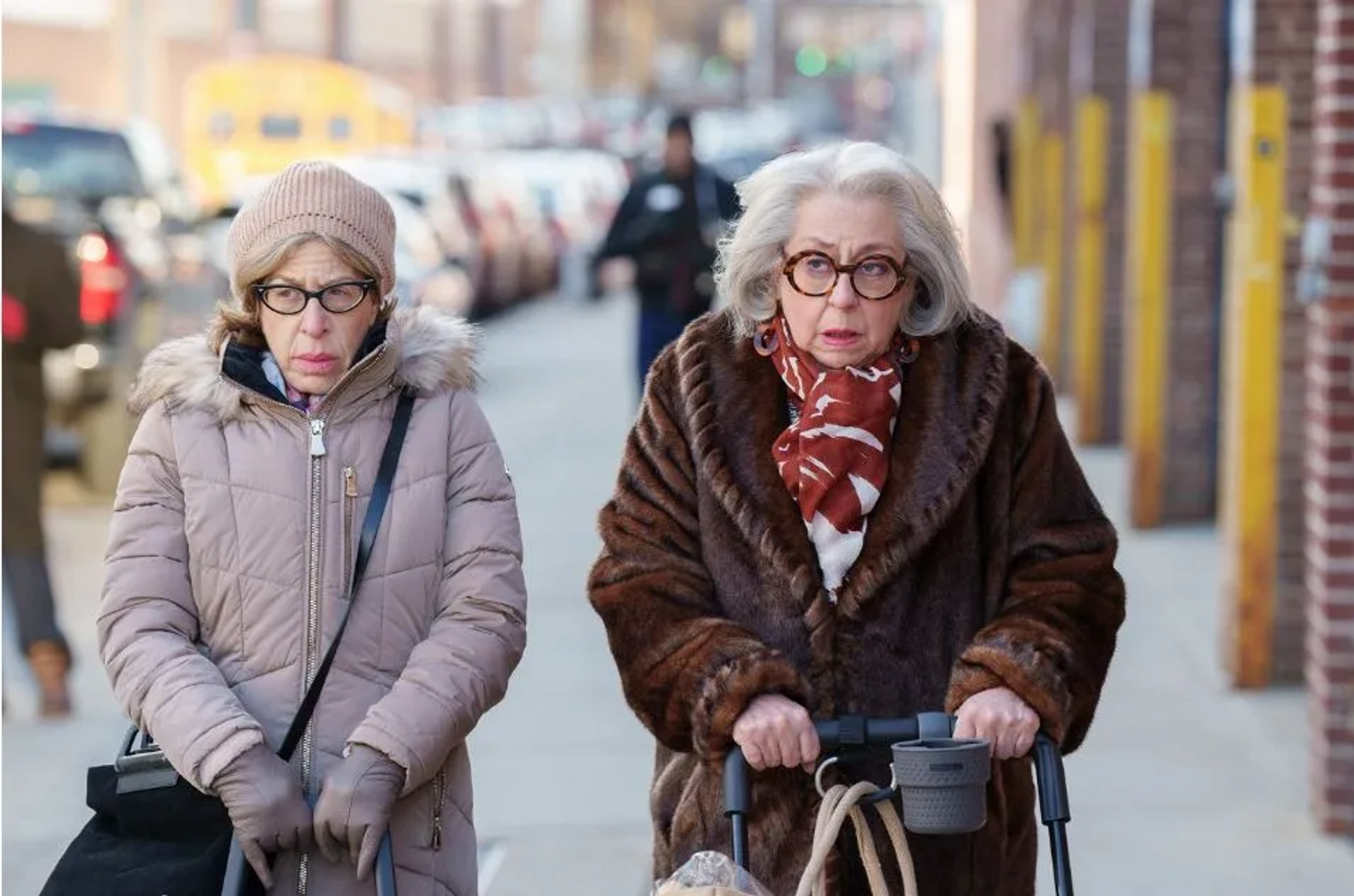 Jackie Hoffman and Jayne Houdyshell in Only Murders in the Building (2021)