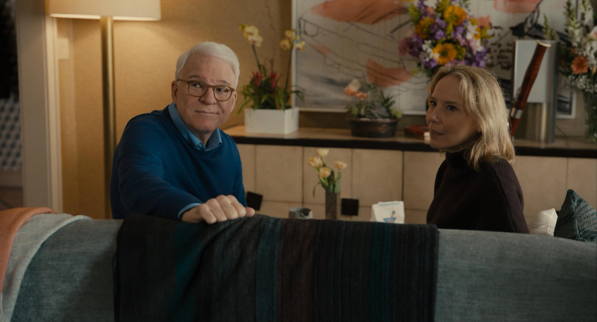 Steve Martin and Amy Ryan in Only Murders in the Building (2021)