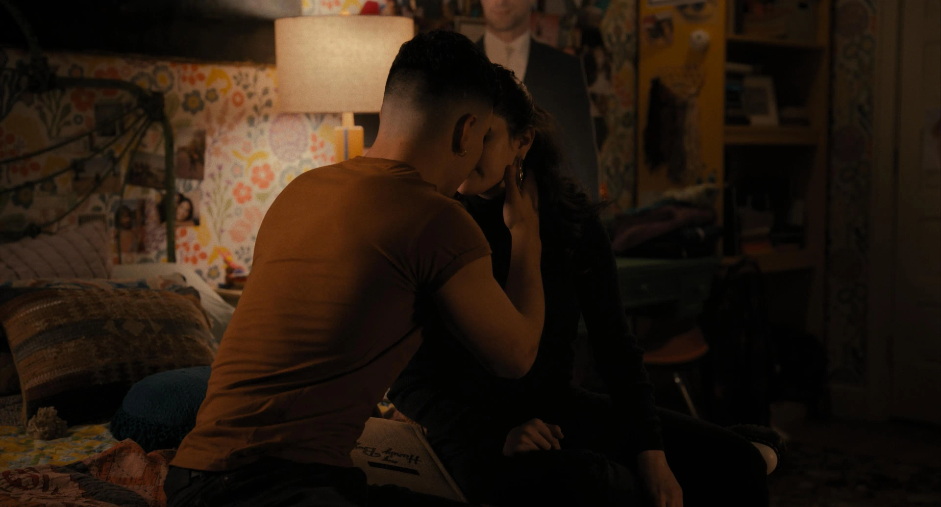 Selena Gomez and Aaron Dominguez in Only Murders in the Building (2021)