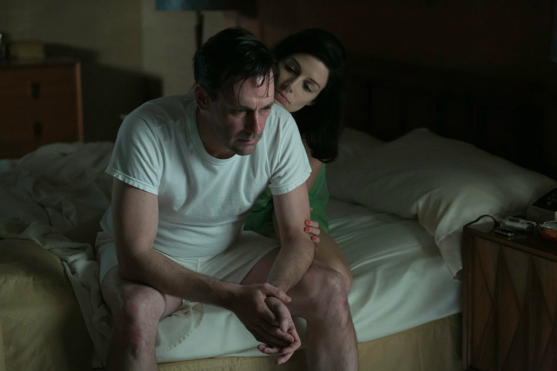 Jon Hamm and Jessica Paré in Mad Men (2007)