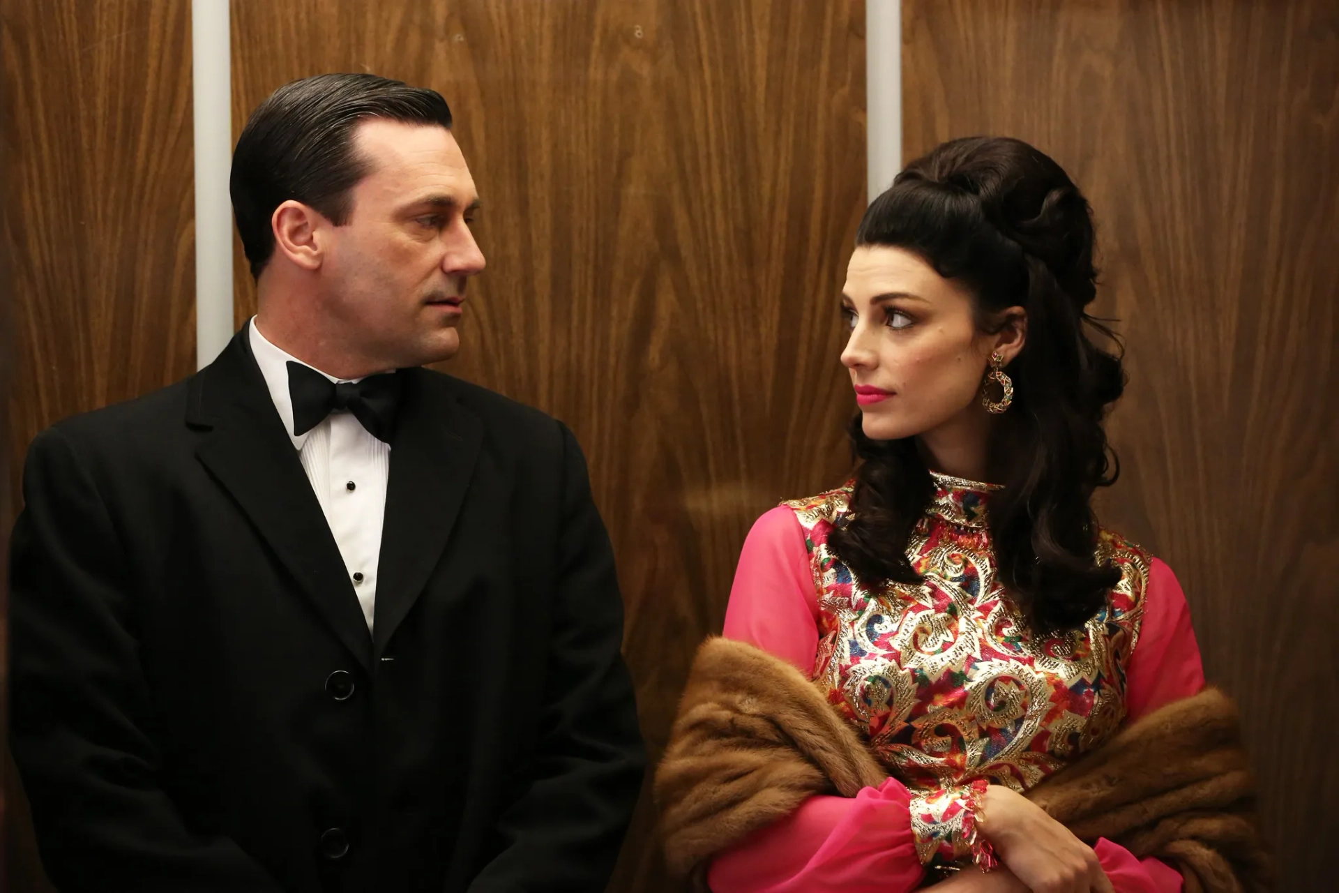 Jon Hamm and Jessica Paré in Mad Men (2007)