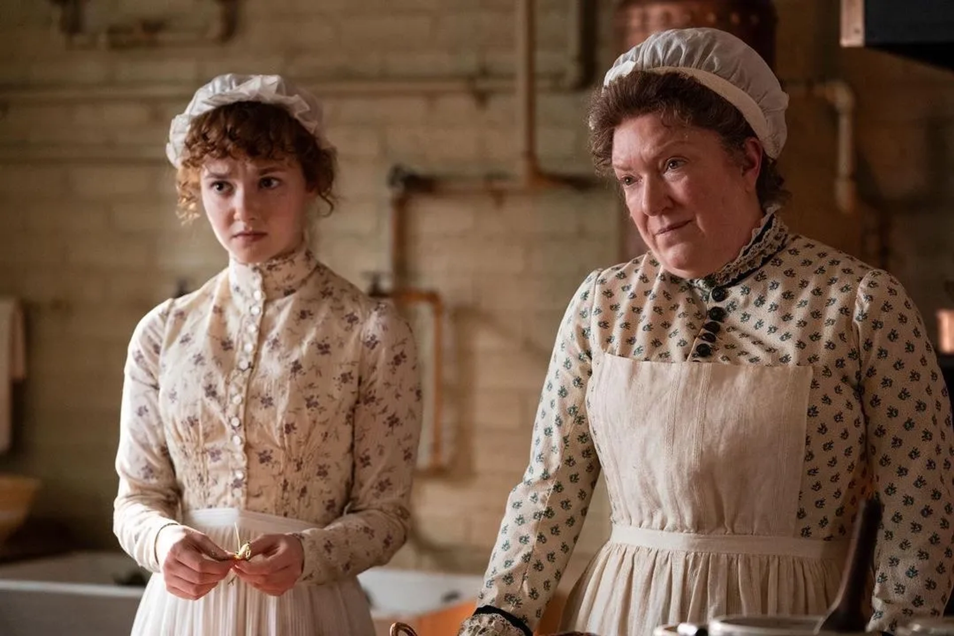 Kristine Nielsen and Taylor Richardson in The Gilded Age (2022)