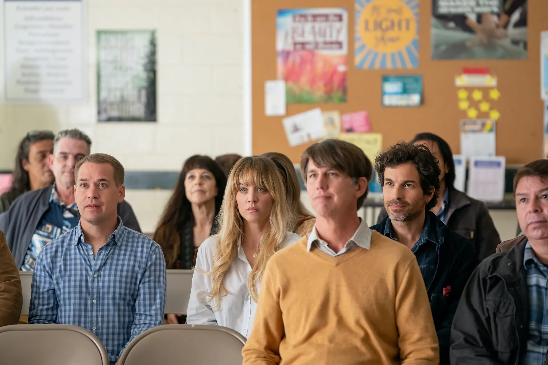 Kaley Cuoco, Santiago Cabrera, and T.R. Knight in The Flight Attendant: Mushrooms, Tasers, and Bears, Oh My! (2022)