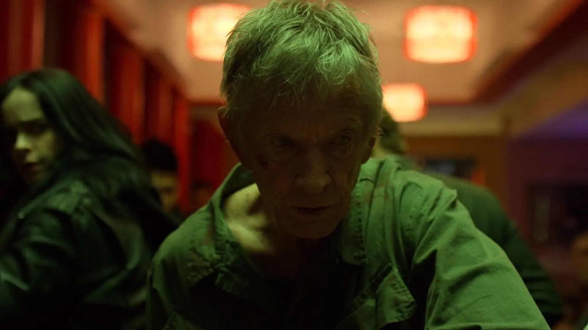 Scott Glenn, Krysten Ritter, and Finn Jones in The Defenders (2017)