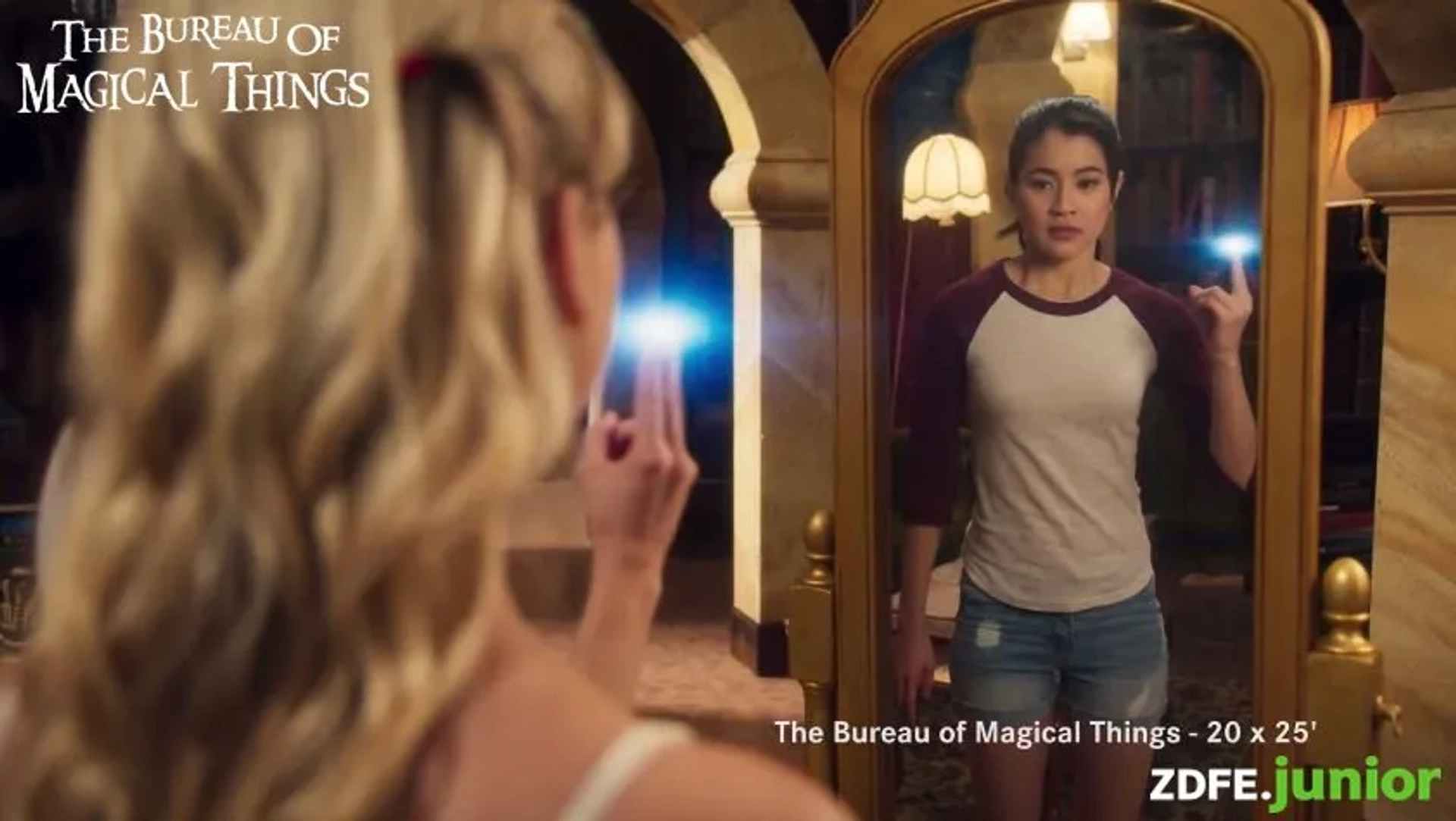 Mia Milnes and Kimie Tsukakoshi in The Bureau of Magical Things (2018)