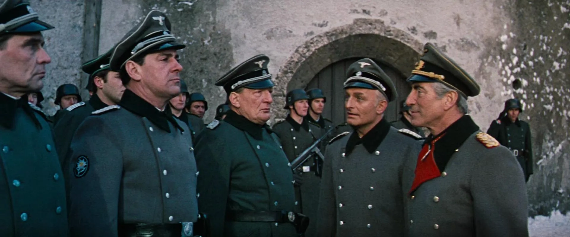 Victor Beaumont, Anton Diffring, Ferdy Mayne, and Terry Yorke in Where Eagles Dare (1968)