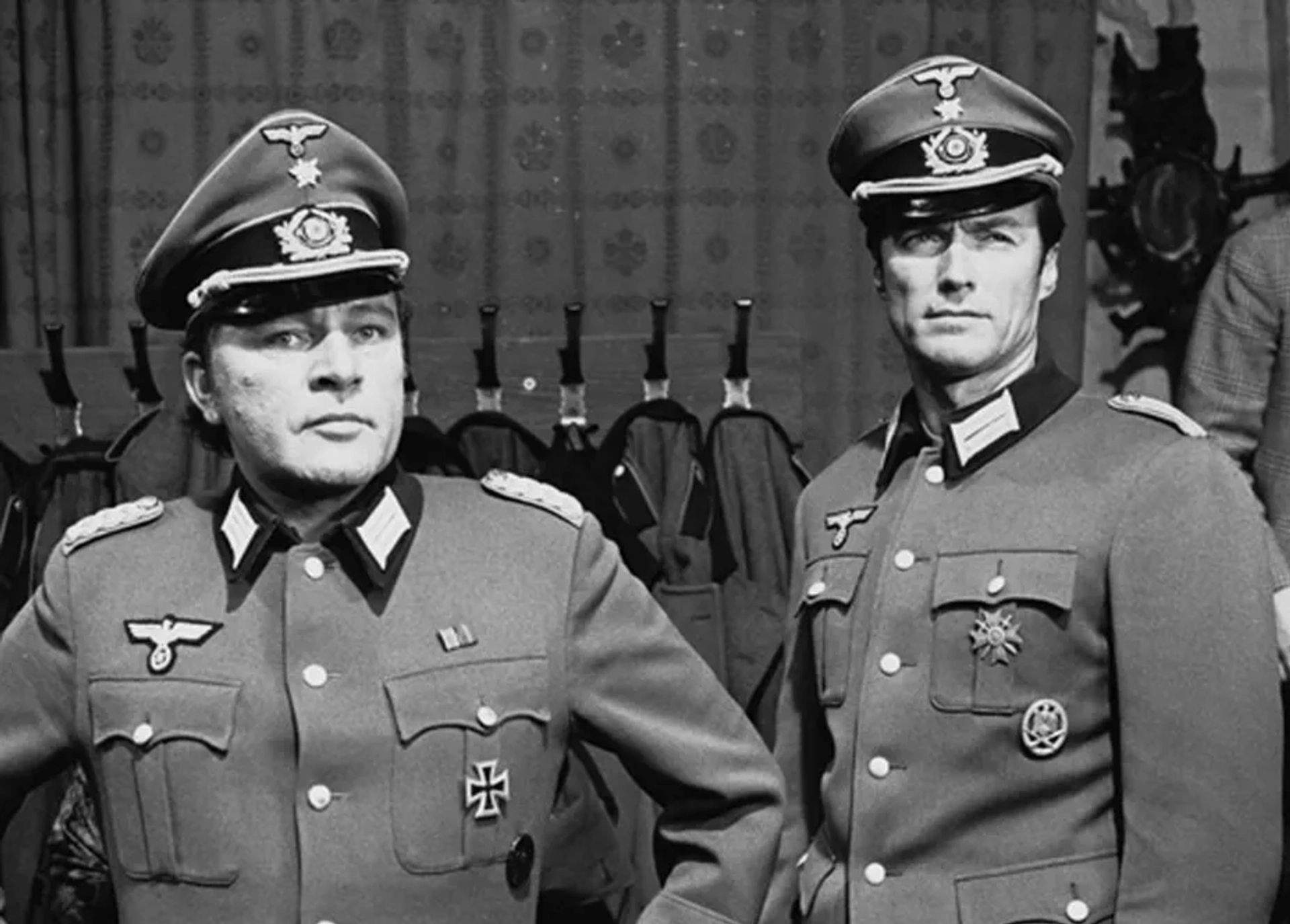 Richard Burton and Clint Eastwood in Where Eagles Dare (1968)