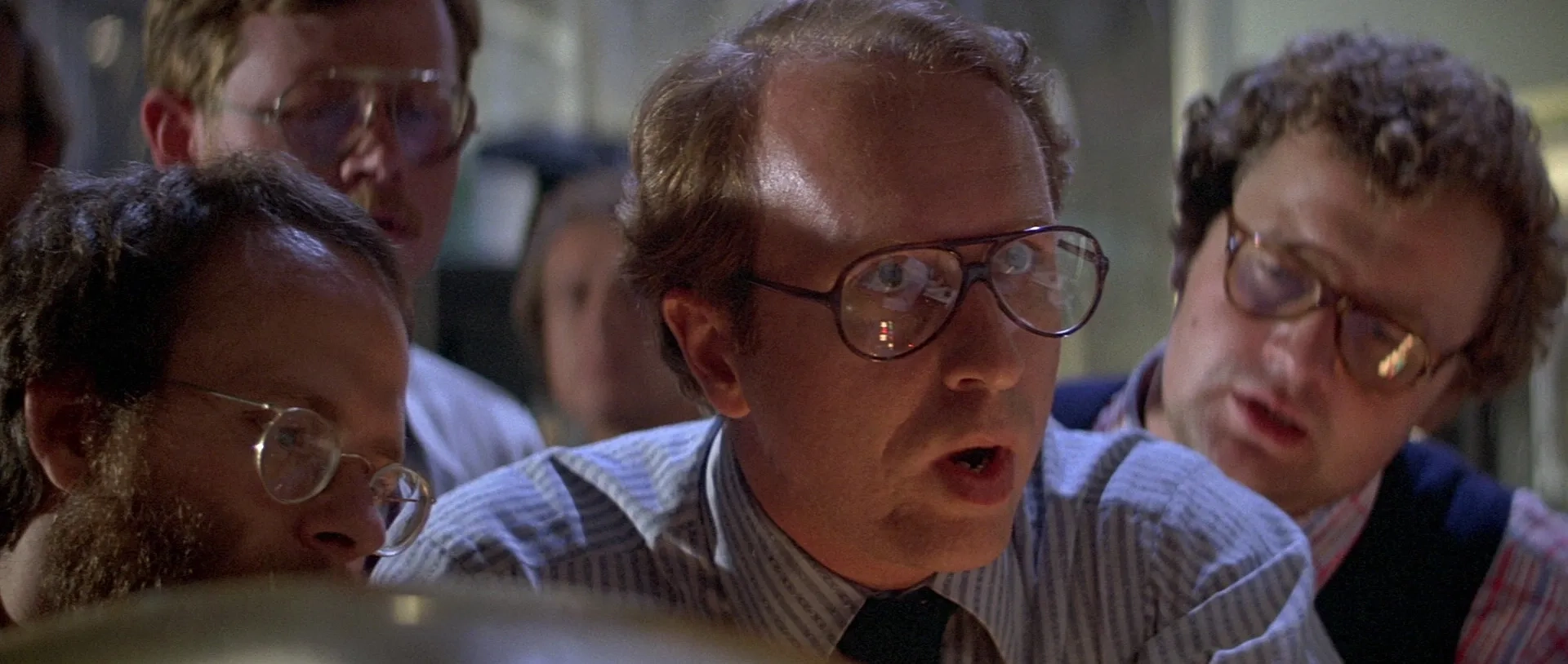Bob Balaban, James Keane, and J. Patrick McNamara in Close Encounters of the Third Kind (1977)