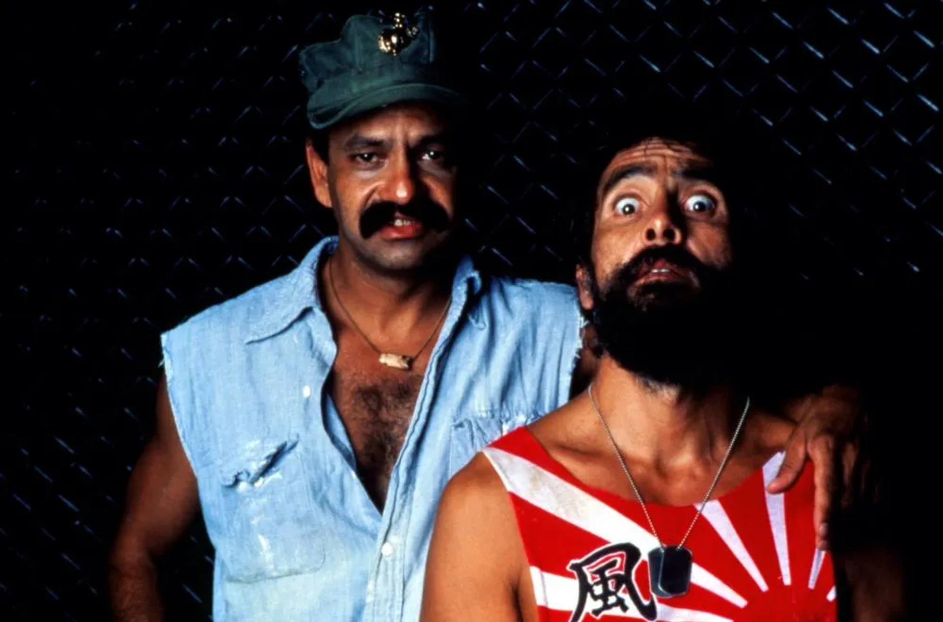 Tommy Chong and Cheech Marin in After Hours (1985)