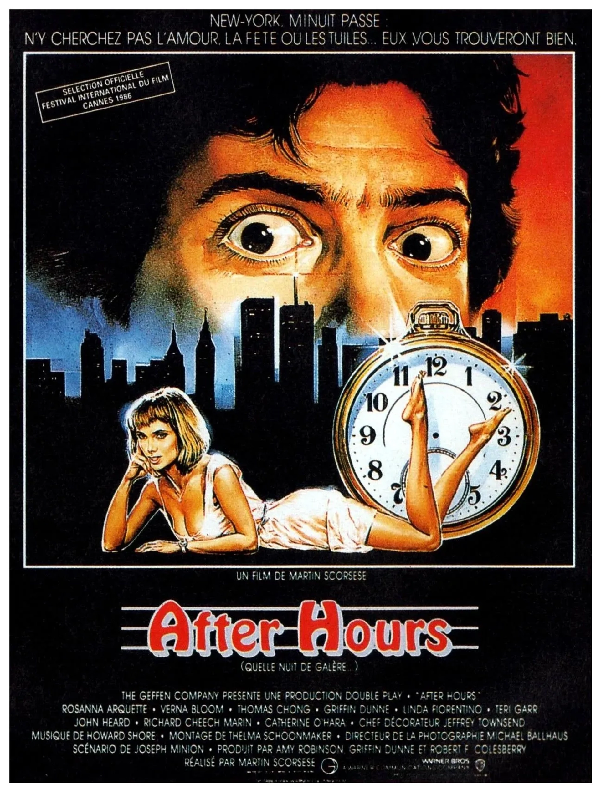 Rosanna Arquette and Griffin Dunne in After Hours (1985)