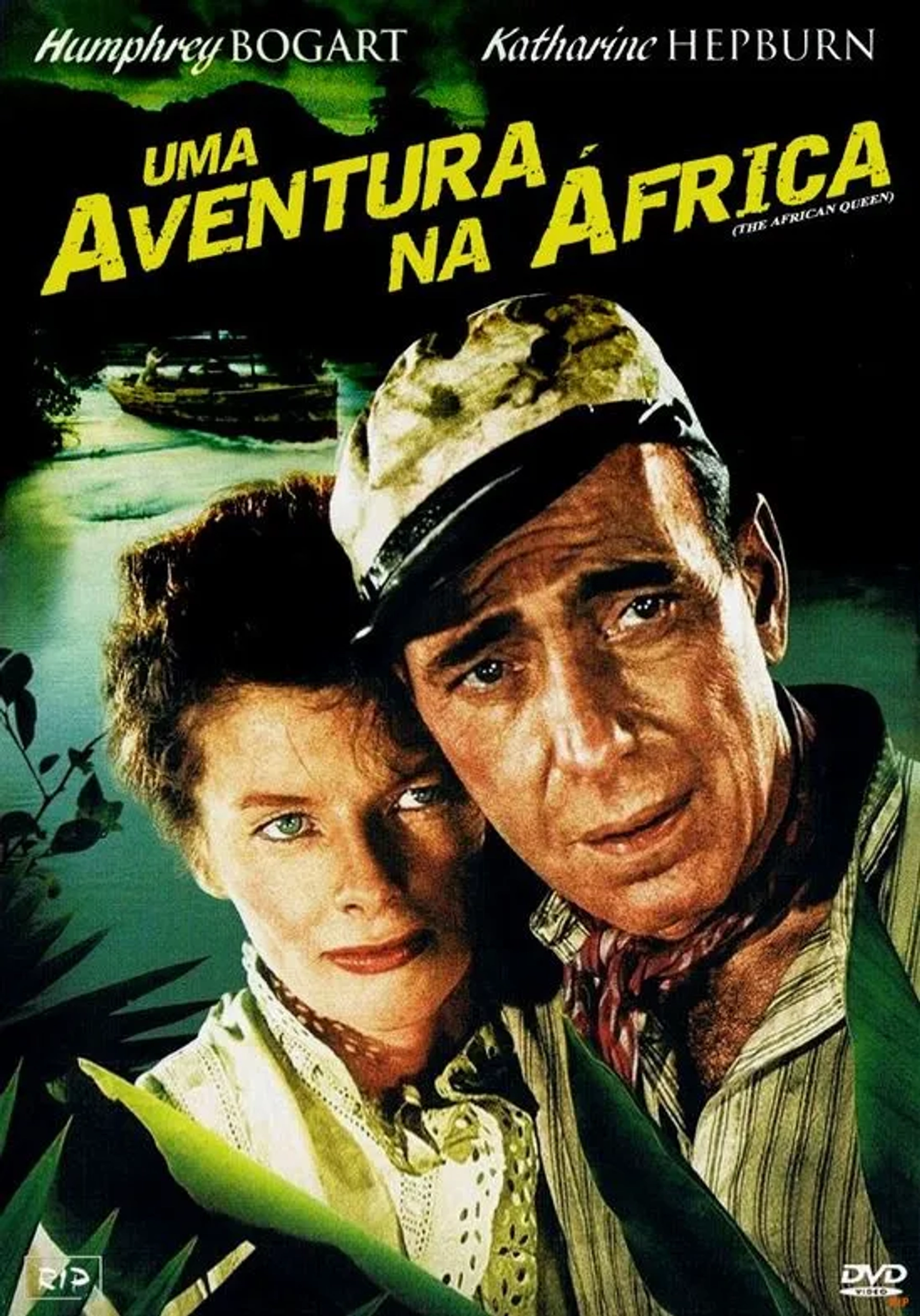 Humphrey Bogart and Katharine Hepburn in The African Queen (1951)