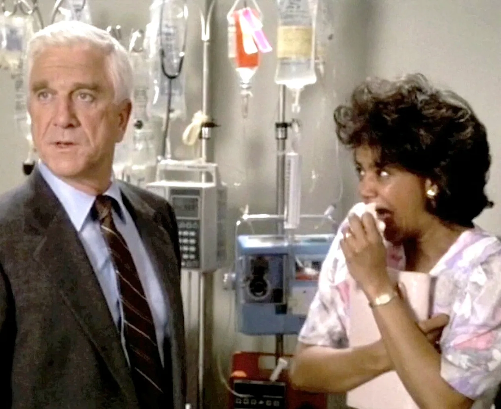 The Naked Gun - Susan Beaubian with Leslie Nielsen - Paramount Pictures