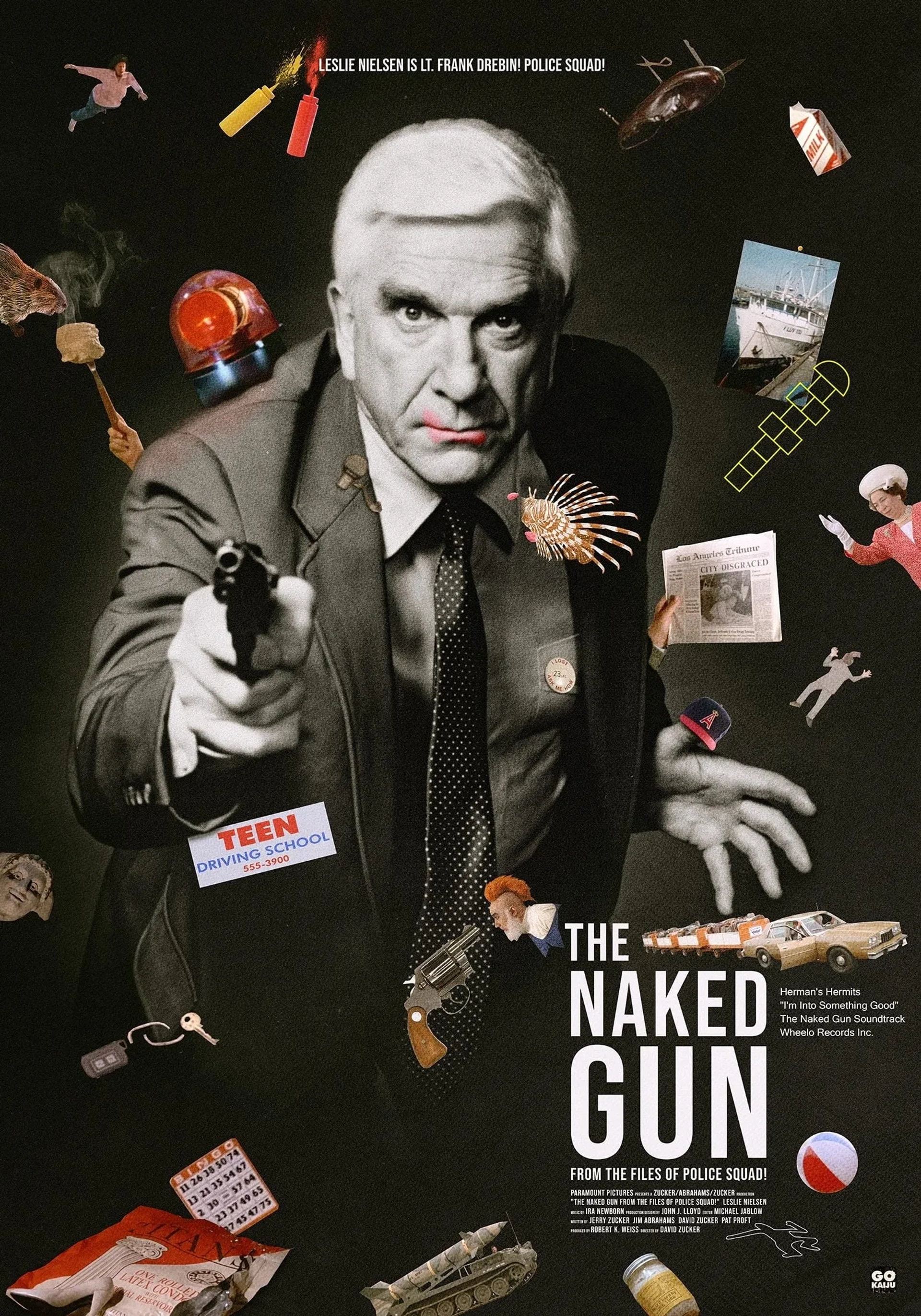 Leslie Nielsen in The Naked Gun: From the Files of Police Squad! (1988)