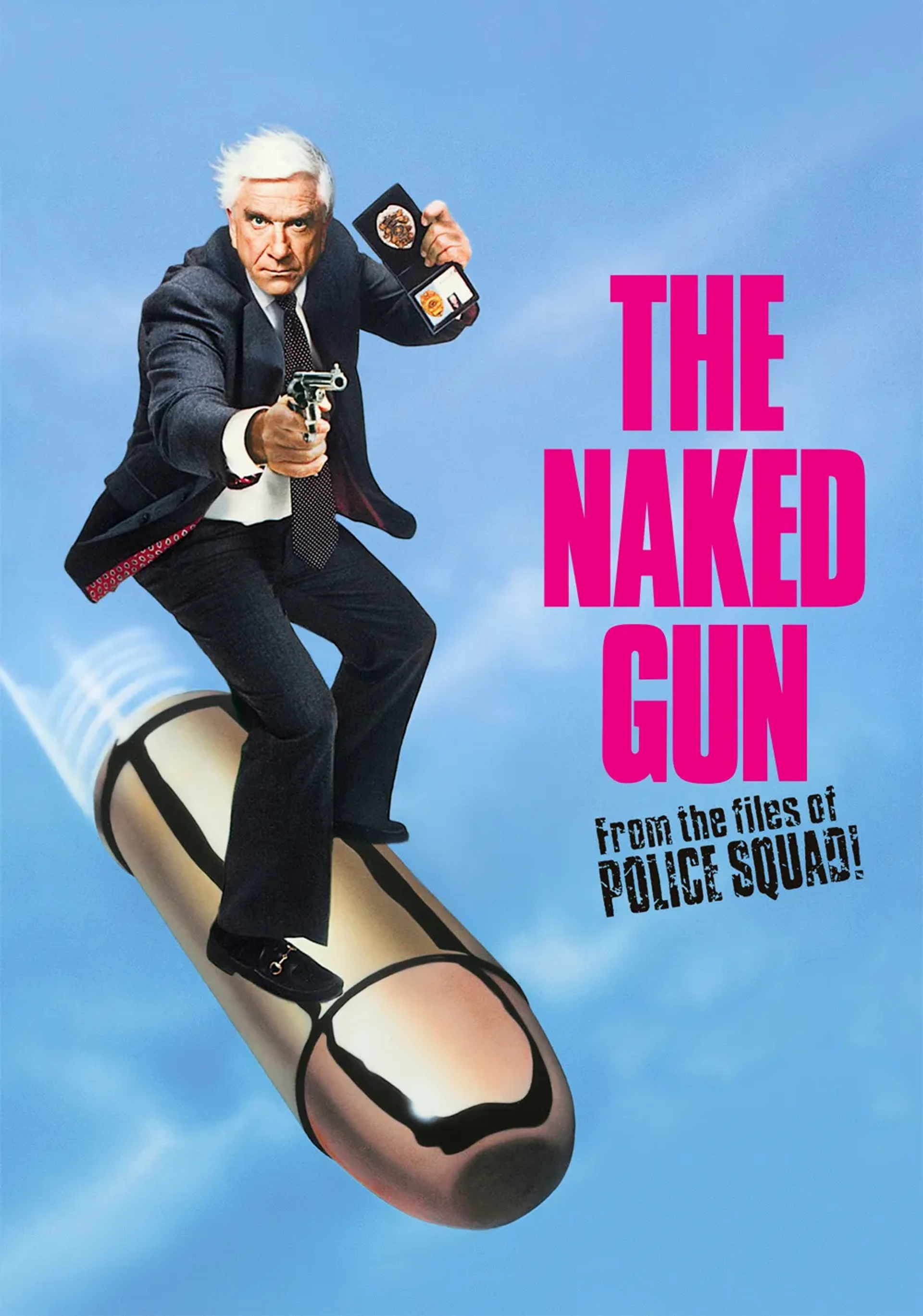 Leslie Nielsen in The Naked Gun: From the Files of Police Squad! (1988)