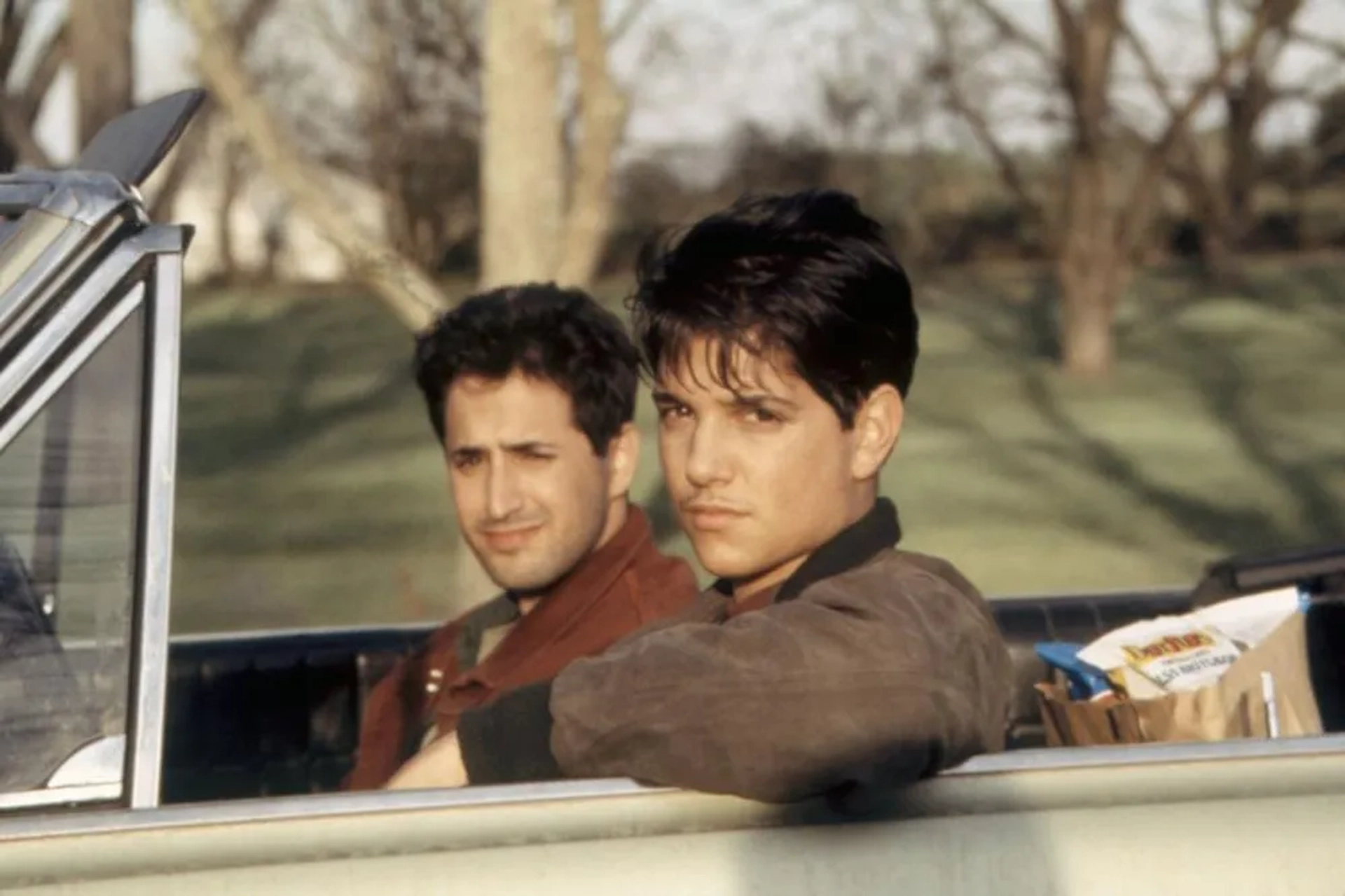 Ralph Macchio and Mitchell Whitfield in My Cousin Vinny (1992)