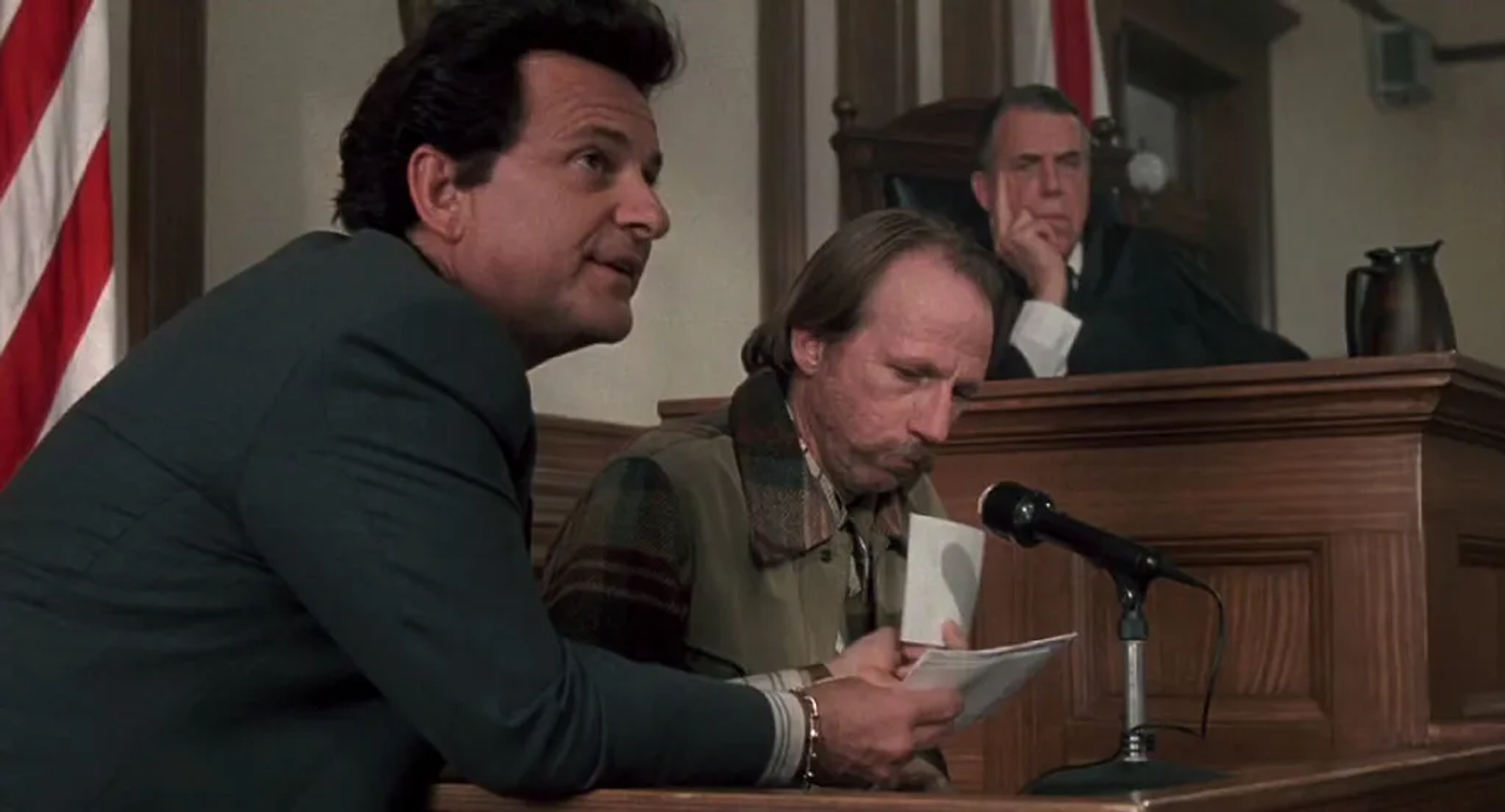 Joe Pesci, Fred Gwynne, and Raynor Scheine in My Cousin Vinny (1992)