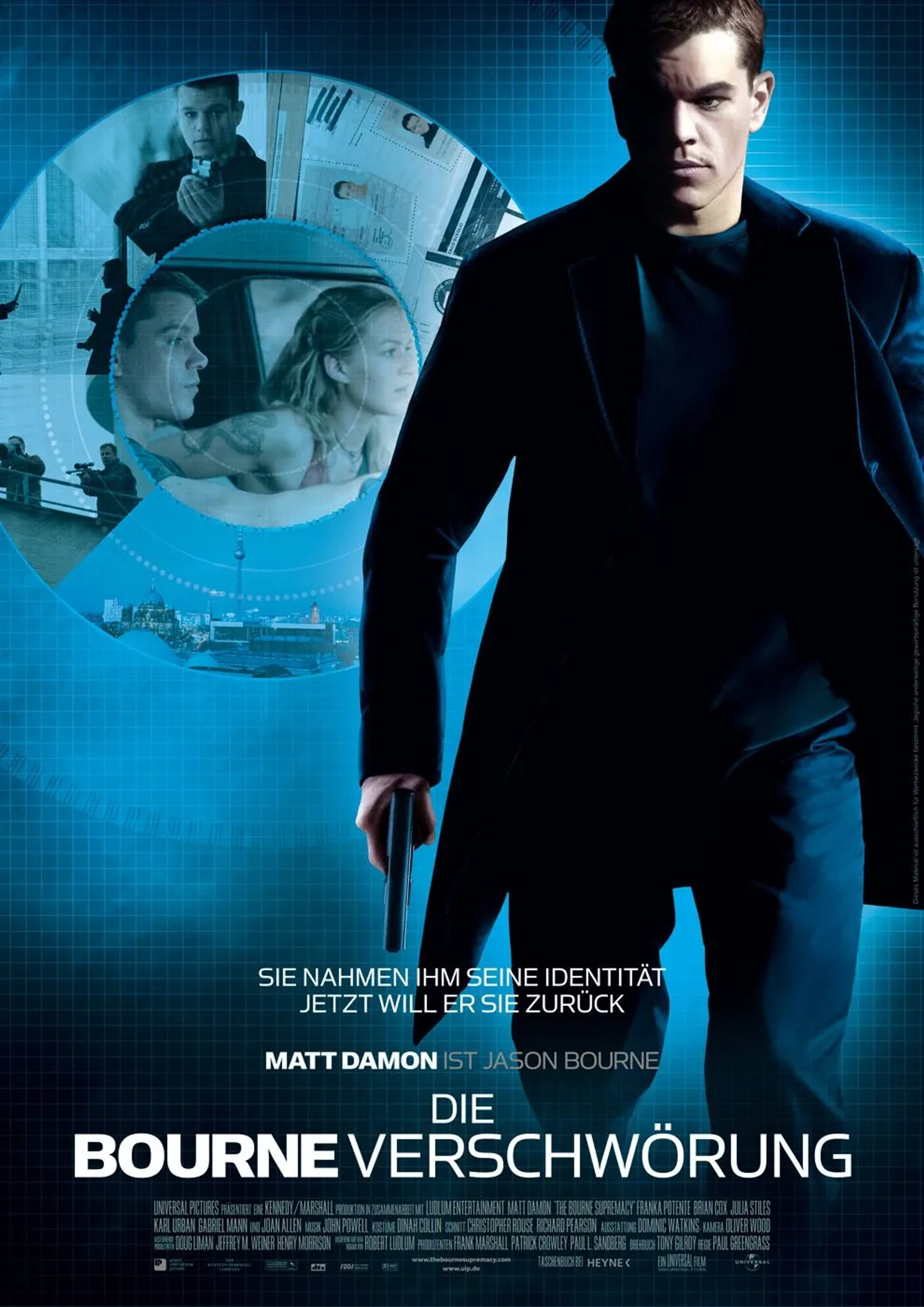 Matt Damon and Franka Potente in The Bourne Supremacy (2004)