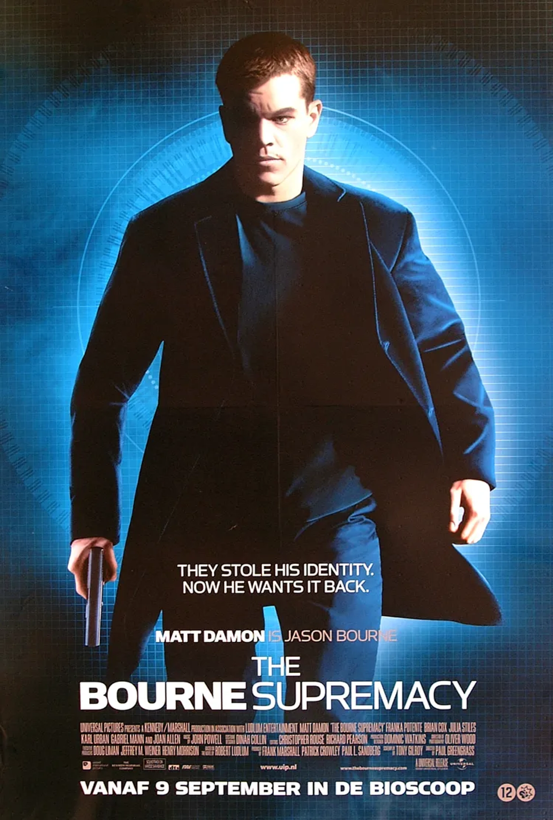 Matt Damon in The Bourne Supremacy (2004)