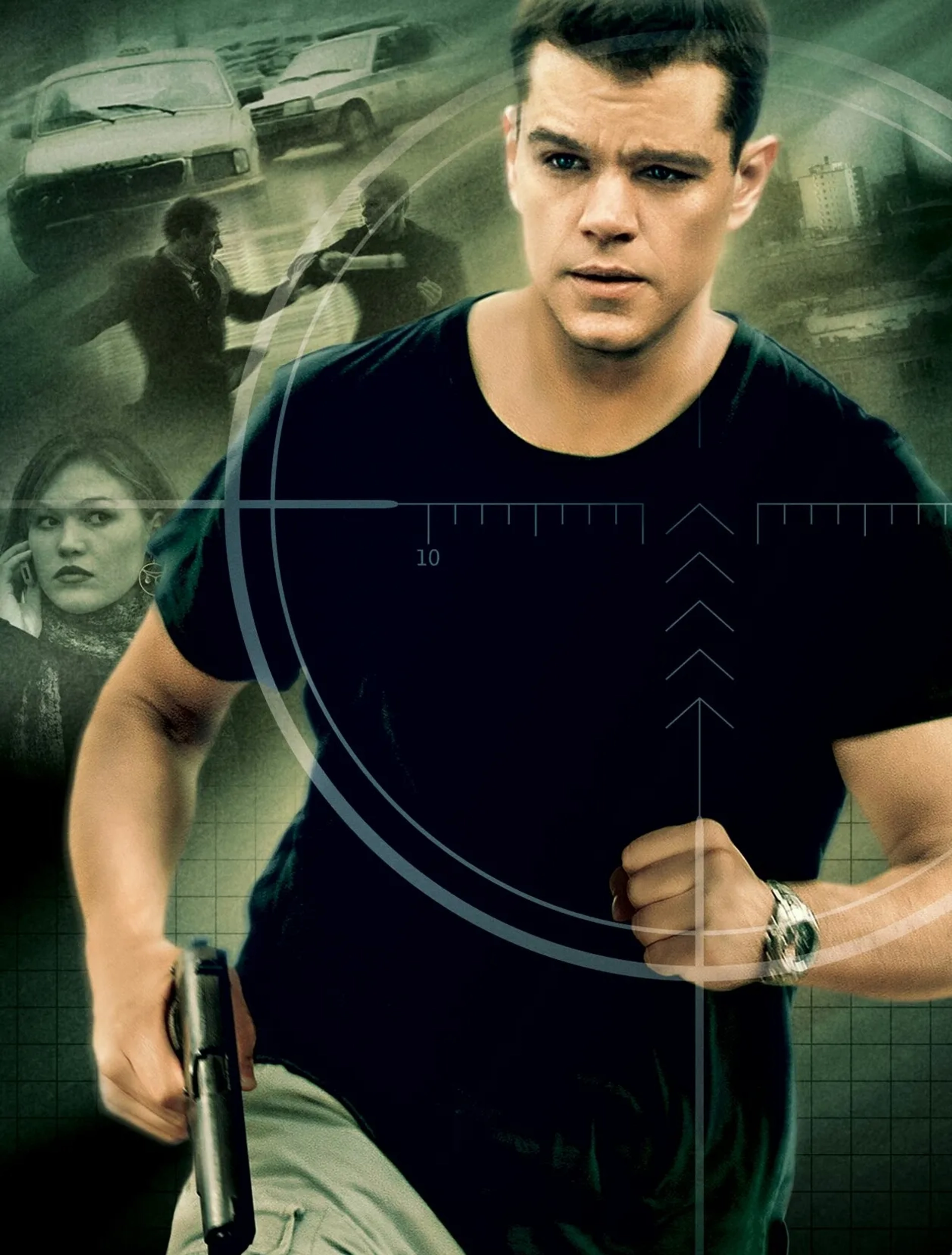 Matt Damon and Julia Stiles in The Bourne Supremacy (2004)