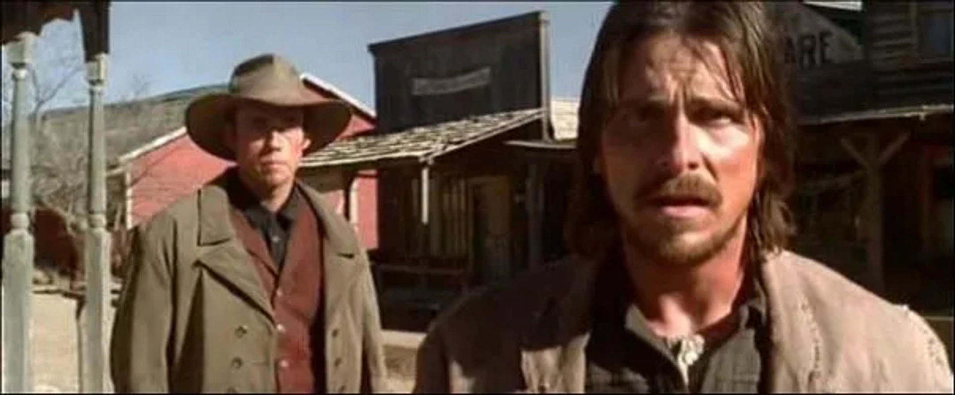 Christian Bale and Kevin Durand in 3:10 to Yuma (2007)