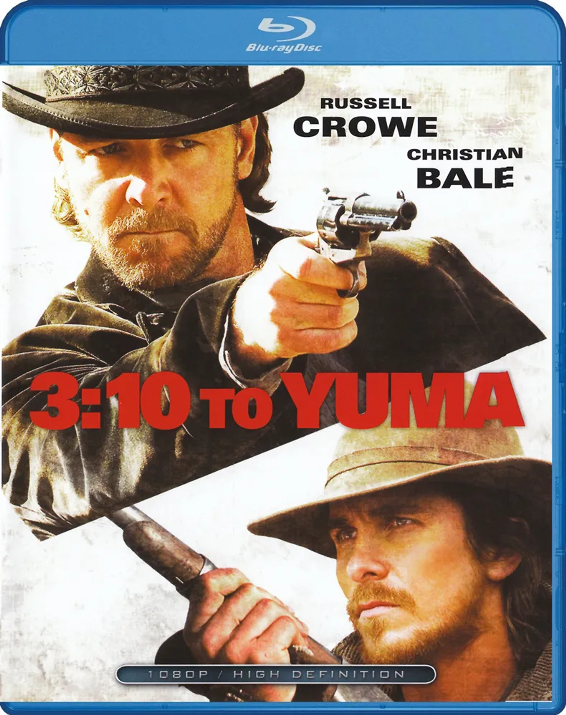 Russell Crowe and Christian Bale in 3:10 to Yuma (2007)