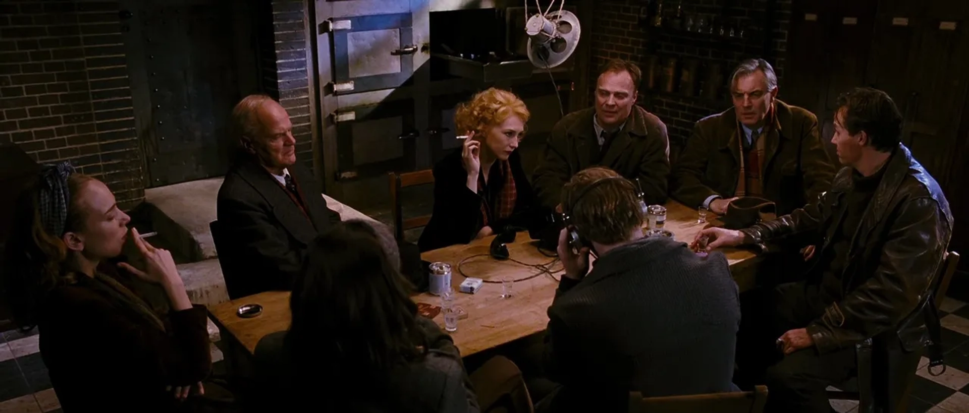 Thom Hoffman, Carice van Houten, Rixt Leddy, Derek de Lint, Gijs Naber, Dolf de Vries, and Pieter Tiddens in Black Book (2006)