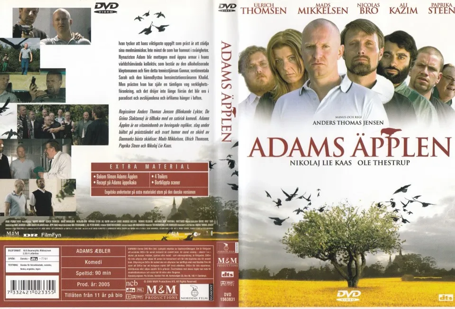 Nicolas Bro, Ali Kazim, Nikolaj Lie Kaas, Mads Mikkelsen, Paprika Steen, Ole Thestrup, and Ulrich Thomsen in Adam's Apples (2005)