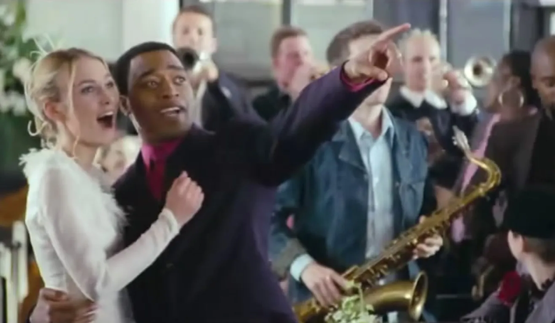 Chiwetel Ejiofor and Keira Knightley in Love Actually (2003)