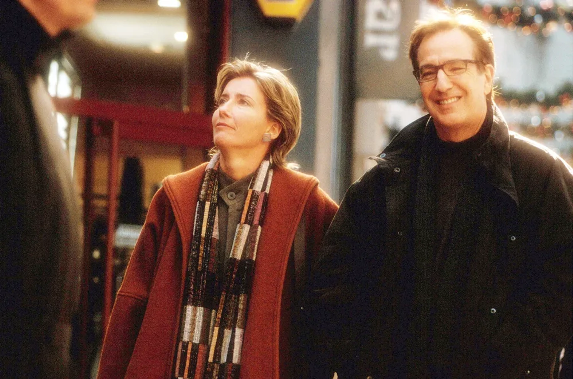 Alan Rickman and Emma Thompson in Love Actually (2003)