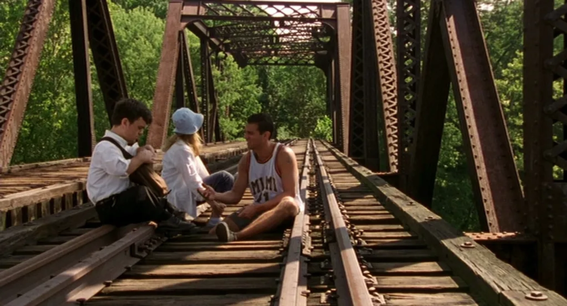 Bobby Cannavale, Patricia Clarkson, and Peter Dinklage in The Station Agent (2003)
