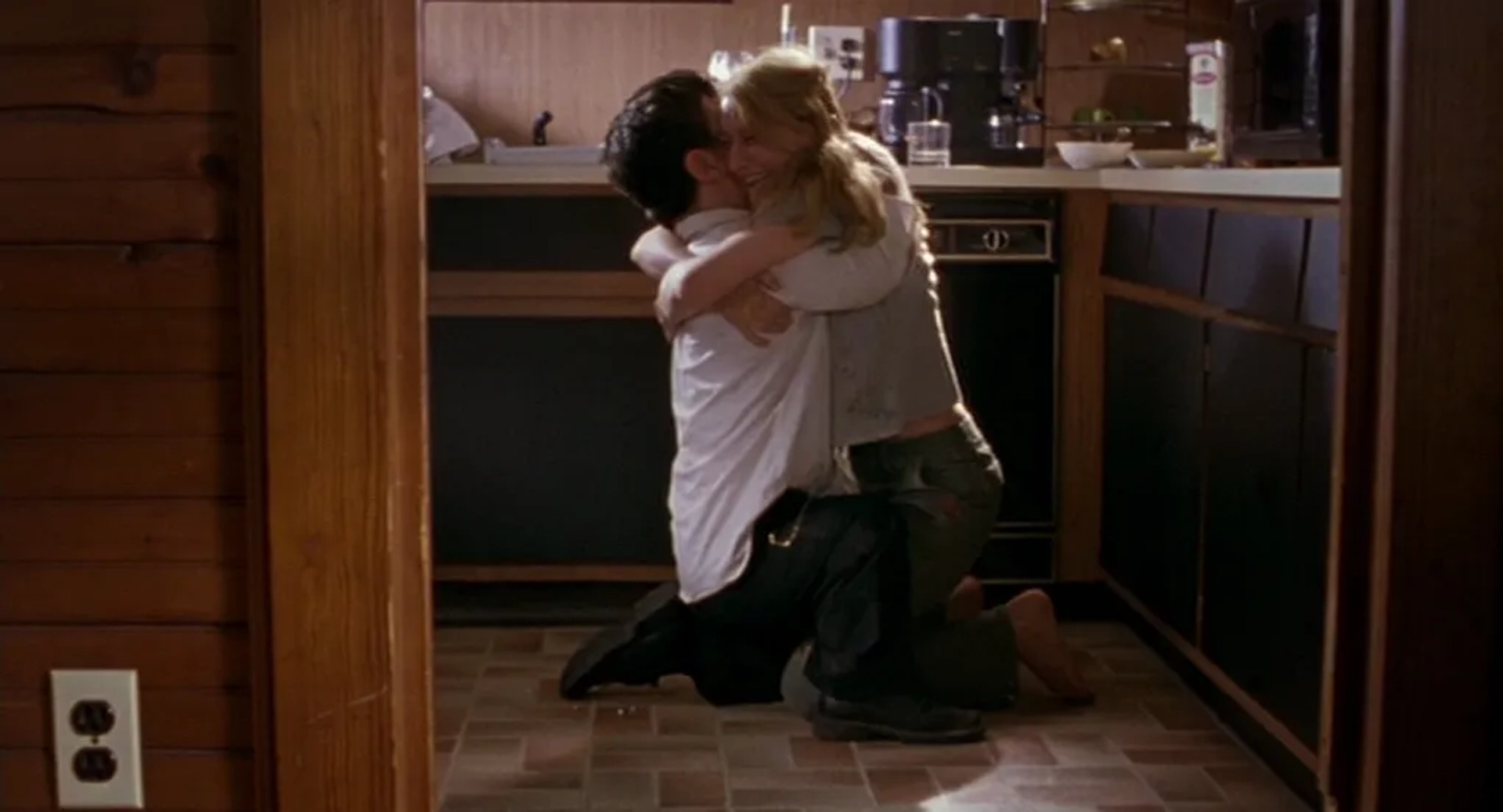 Patricia Clarkson and Peter Dinklage in The Station Agent (2003)