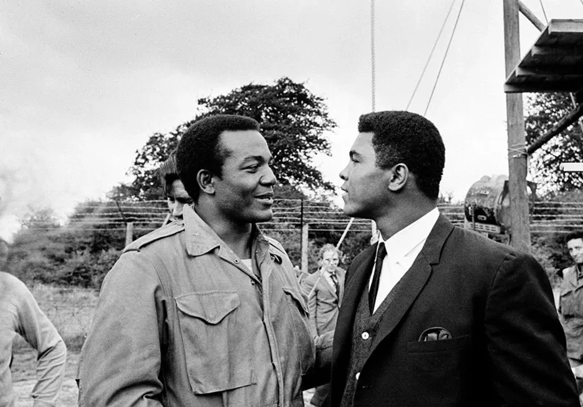 Muhammad Ali and Jim Brown in The Dirty Dozen (1967)