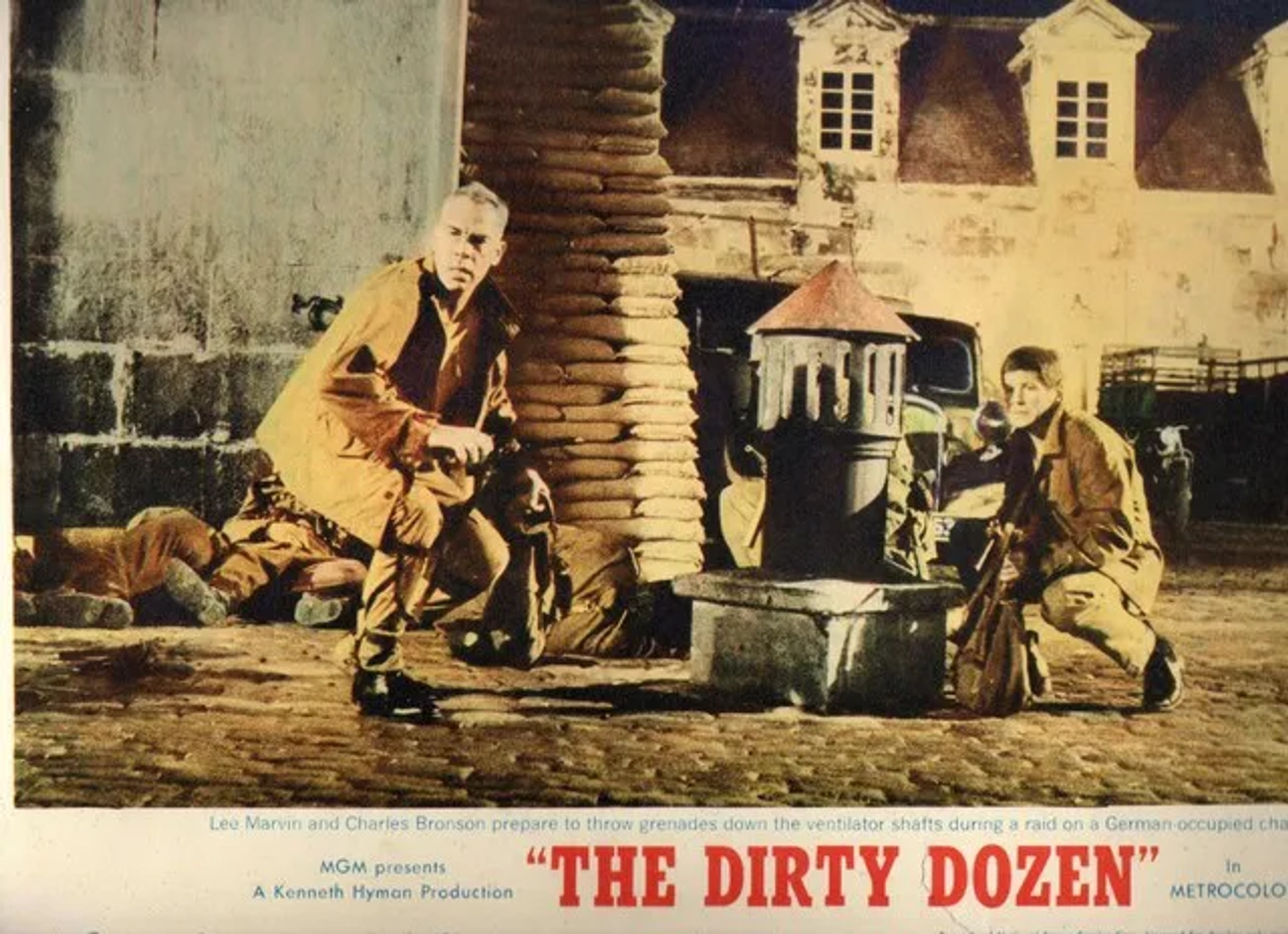 Charles Bronson and Lee Marvin in The Dirty Dozen (1967)