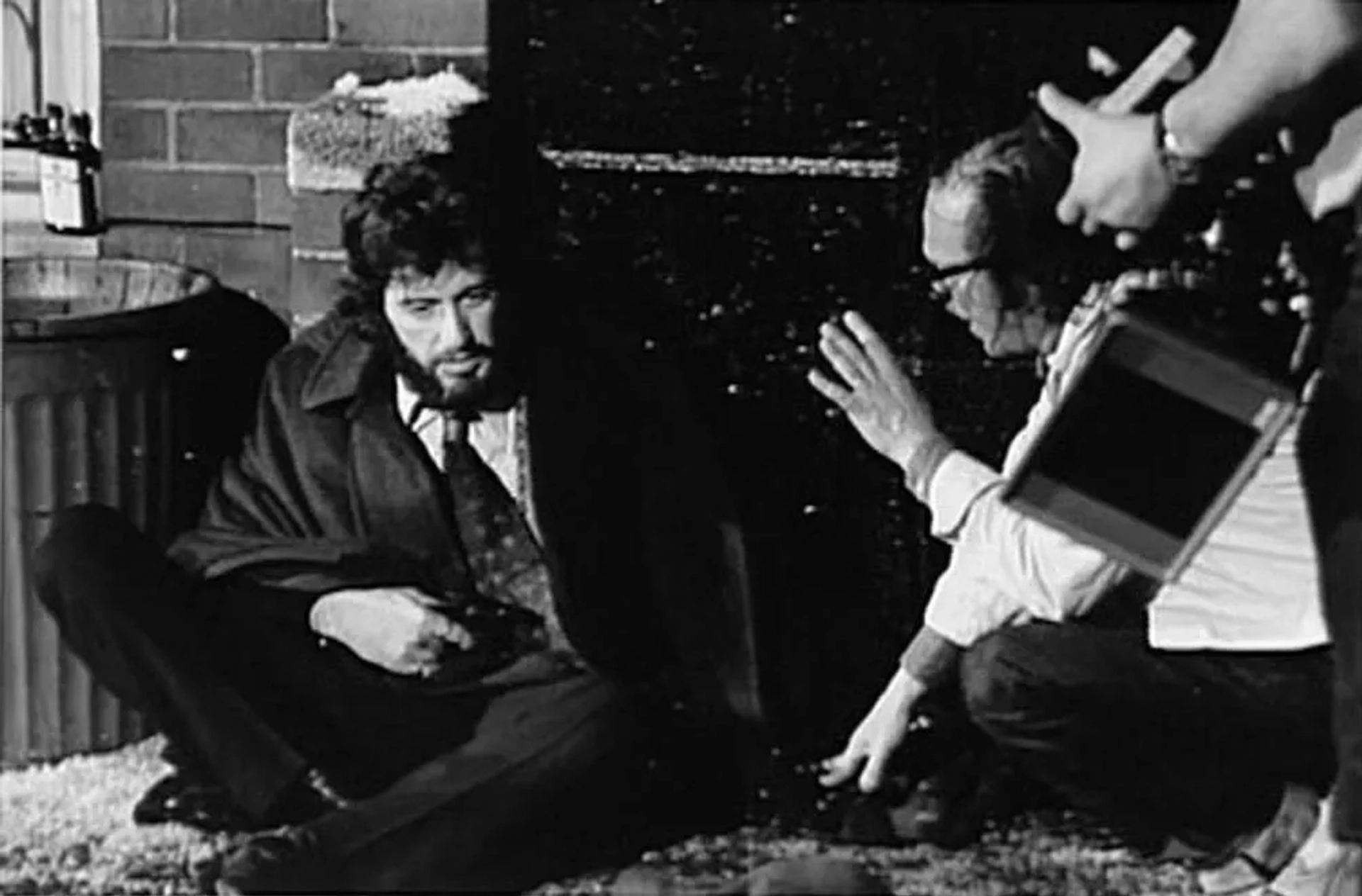 Al Pacino and Sidney Lumet in Serpico (1973)