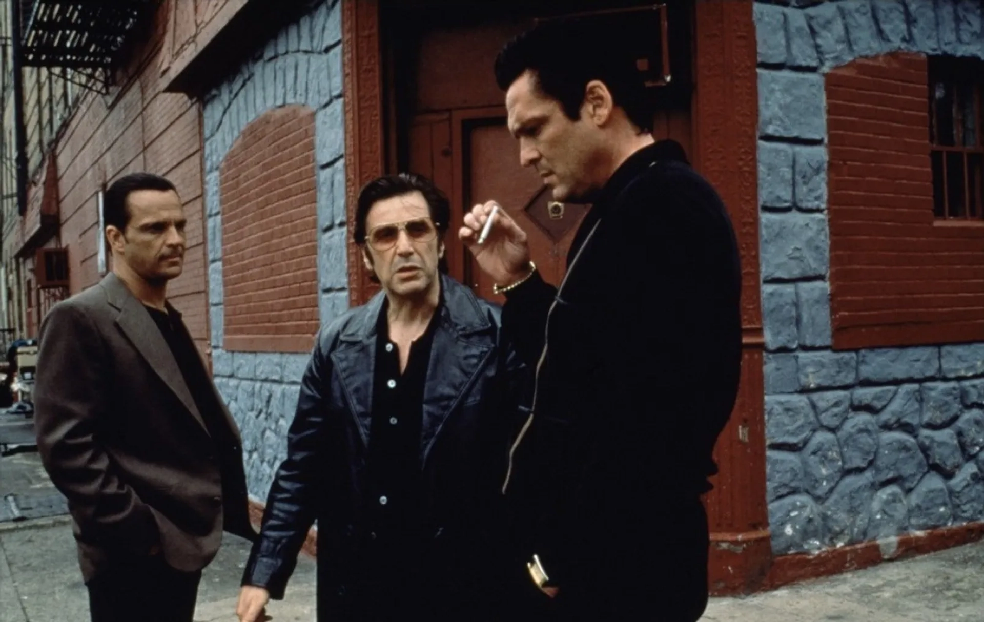 Al Pacino, Michael Madsen, and James Russo in Donnie Brasco (1997)